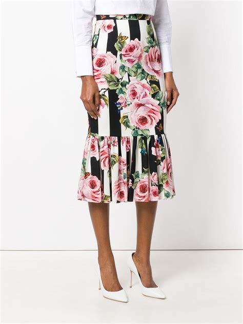 dolce gabbana skirt and top